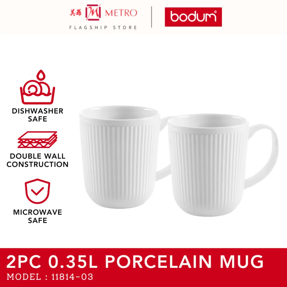 Coffee Bodum White Mugs Bodum Jazz Porcelain Mugs Set Of – MoMA
