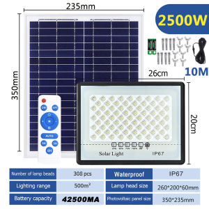 IP67 Solar Light Outdoor Waterproof 500-3000W Buy 1 Take 1 solar flood light solar lights with solar panel 10M Line