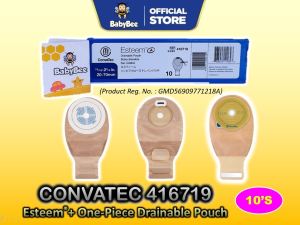 416719 - Convatec Esteem®+ 60-70mm One-Piece Drainable Closed Pouch Invisiclose Filter 10S