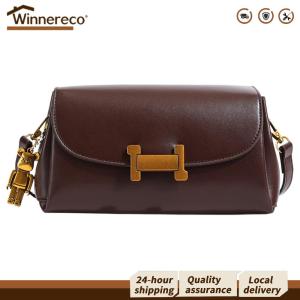 [Winnereco Flagship Mall]Kids Fashion Crossbody Bag Soft Leather Shoulder Bag for Kids School Travel and Casual Outings Colorful Design