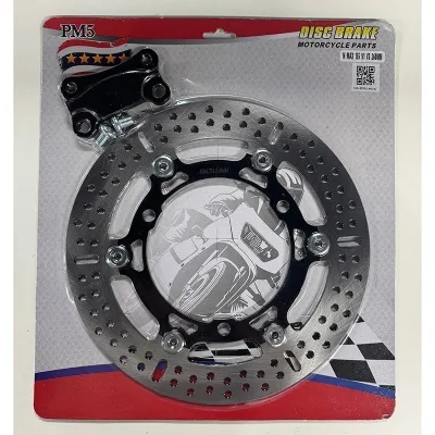 【COD】3Holes Motorcycle Big Disc With Bracket Front Nmax 155 v1 v2 v3/ Aerox 155 v1 v2 v3 Front 260mm