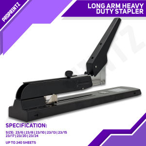 PROPRINTZ Heavy Duty Long Arm Stapler for School & Office - 240 Sheets Capacity