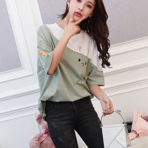 KDAShop 🐰🥕 ผ้านิ่มใส่สบาย แมทซ์ง่ายได้ทุกโอกาสเลยน้าาา  เสื้อยืดคอกลม แขนสั้น สีสันสดใส เอาใจวัยรุ่นสุดๆเลยน๊าาทุกโคนนน💫