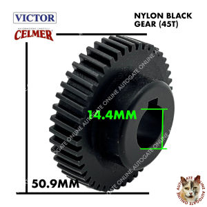 NYLON GEAR ( 45T ) spare part c clip iron pin FOR UNDERGROUND AUTOGATE ( GOOD1 / RANGER / VICTOR / E8 )
