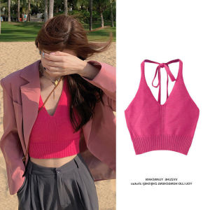 PM✿ Korean Womens Hanging Neck Sleeveless Tanks Top