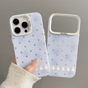For Redmi Note 9 10X 9 9S 10 Lite 10S 11SE 11S 11 12 13 14S 14 PRO MAX Casing Redmi 9 Prime 9A 9AT 9i 9C NFC 9T 10 10C 12 12C 13 13C 14C 15 15C A1 A2 A3X A3 PRO Cartoon Miffy Couple IMD Hard Phone Case Cover CYK2793A