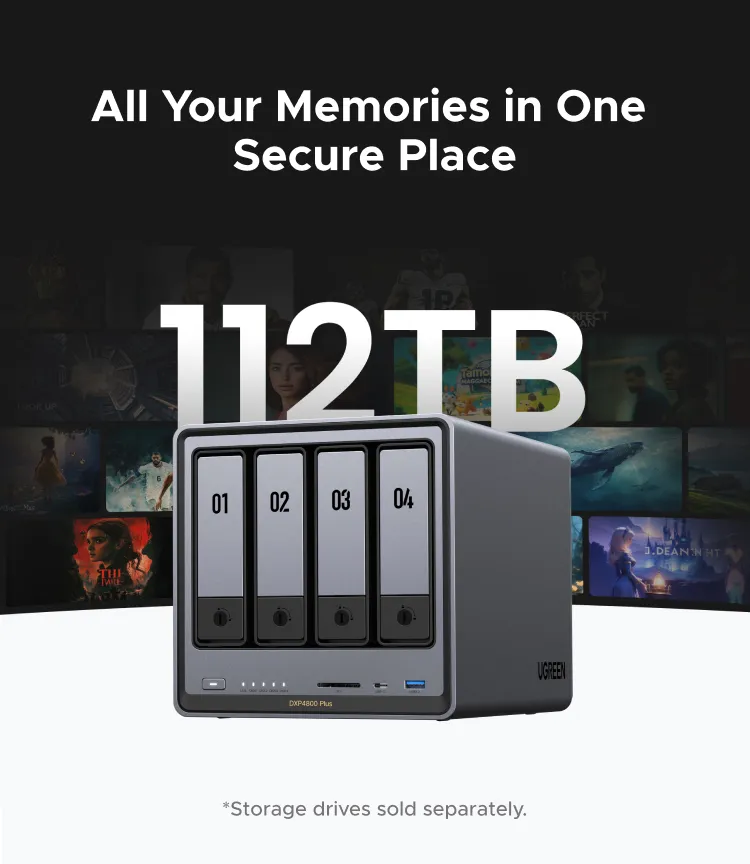 UGREEN NAS DXP4800 Plus 4ベイ UGREEN DXP4800 NAS 4ベイ