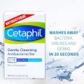Cetaphil Gentle Cleansing Antibacterial Soap Bar ( 127g). 