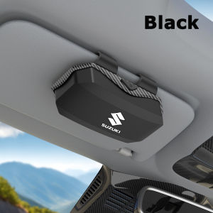 Tương thích với Suzuki Swift xl7 antelope VITARA jimny sx4 s-cross presso ciaz ERTIGA celerio Landy Ignis Grand tấm che nắng xe kính lưu trữ trường hợp xách tay Kính mát trường hợp mới sợi carbon kết cấu phổ kẹp kính