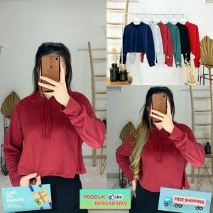 Godwin Collection - Crop Tee Nada Hoodie Crop Remaja Hits