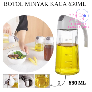IMB.C307 BOTOL MINYAK 630ML KACA ANTI TUMPAH