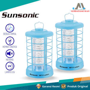 Sunsonic Perangkap Nyamuk Elektrik NMT 01 Lantern Bebas Kimia Asap Bau Lampu UV - GARANSI RESMI