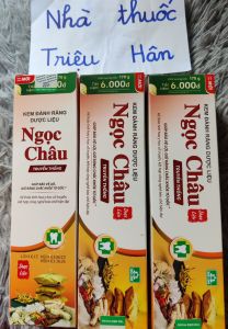 Kem đánh răng dược liệu ngọc châu truyền thống giúp bảo vệ lợithanh nhiệtgiảm ê buốtngừa chảy máu chân răng tuyp 170gram
