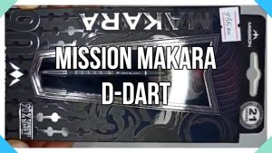MISSION STEEL TIP DART - 25G Makara M2 Graphite PVD BLACK Steel Darts (ARROW DART KELULI)