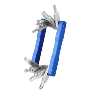 Lightweight Color Bike Repair Tool Foldable Key Set Screwdrivers Cycling Maintenance Kit