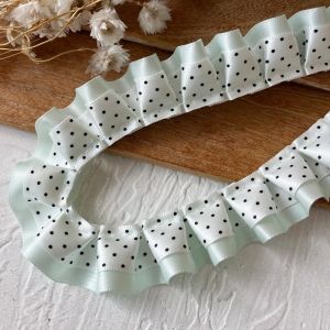 METALIX 2M Pleated Ribbon Trim Ruffle Trim DIY Decor Clothing Trim Vintage Collar Cuff Trim Lolita Dress Ribbon Apparel Supplies