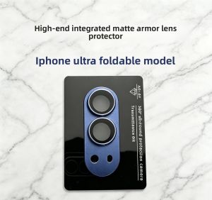 1 Set Full Lens Protective Film For iPhone Duo Ultra 5G Metal Ring Camera Protectors Lens GlaTempered Glass Lens Screen Protector