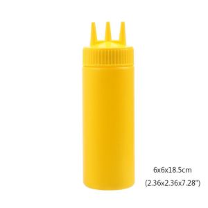ZYJC SHOP 3 lỗ Sốt cà chua Rau xà lách Nước xốt Kho nhà bếp Giấm Máy rút Phụ kiện nhà bếp Cái lọ Bóp chai