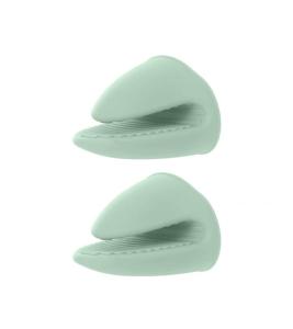 🔥SG READY STOCK🔥 Kitchen Silicone Heat Resistant Gloves Oven Mircrowave Anti-Scald Clip Thick Finger Protectors