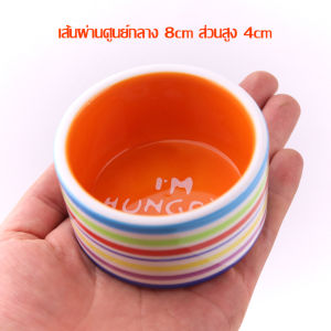 ชามหนูแฮมสเตอร์ ชามเซรามิก ชามอาหารสัตว์เลี้ยง อ่างอาหารเซรามิค ชามข้าวเซรามิก กล่องอาหารหนูแฮมสเตอร์ หนูตะเภา ป้องกันการควํ่า