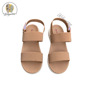 Sandal Slop Wanita Karet Empuk Ban 2 Tali Belakang Kasual Gunung Trendi Anti Slip