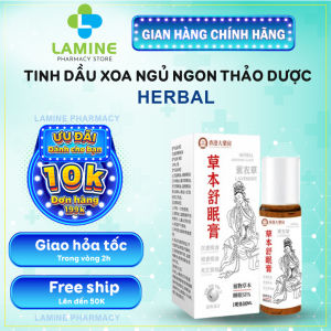 Tinh Dầu Xoa Thảo Dược Ngủ Ngon Herbal – Dâu Xoa Thảo Dược Herbal Giúp Ngủ Ngon Giảm Căng Thẳng & Lo Âu