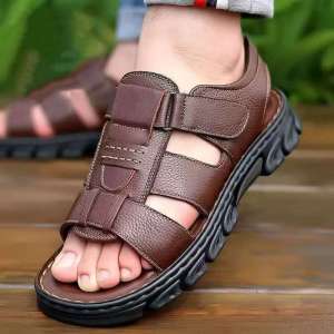 Free Shipping MenS Sandals And Slippers For Summer Durable For Outdoor Use Suitable For Driving With Thick Soles Non-Slip And Waterproof New Model