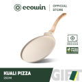 Ecowin Cookware  25cm White/Blcak Non Stick pizza pan Frying pan non stick frying pan cooking pot kuali tak melekat original. 