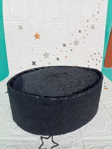 Kopiah Songkok Pria | Peci Tinggi 9 dan 10 cm | Peci Songkok | Model Terbaru | Songkok Motif Bulu | Songkok Hitam