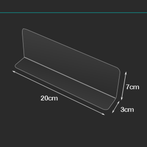 Toko Sekat Pemisah - Etalase Minimarket Supermarket: Display Acrylic Untuk Perdagangan