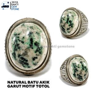 Natural Batu Akik Garut Motif Totol PGO18