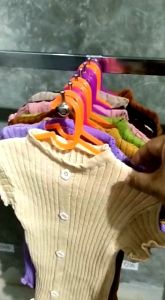 Atasan anak perempuan baju rajut kriwil tangan pendek lucu termurah umur 1-5 tahun kaos premium terbaru GILS KNITWEAR cute clothes Switer rajut anak perempuan