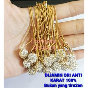 Kalung Titanium KT45 Anti Karat Selamanya
