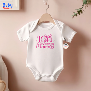 Baby Onesies PH I Got It From my Mama Papa Statement Baby Clothes 0-12 months Newborn Baby Girl Cotton Bodysuit