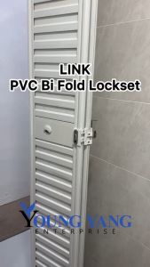 LINK Stainless Steel Lockset for PVC BI Fold Door Handle Lockset