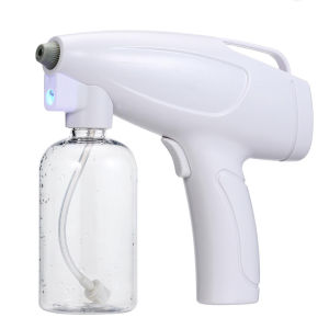🔫Penyembur Pembasmi Kuman Tanpa Wayar 400ml Mudah Dibawa Cas USB | Wireless Portable Atomizing Disinfectionn Sprayer Gun USB Charging with Blue Light💪🏼😷