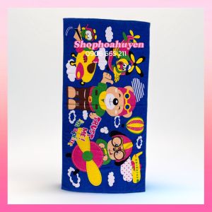 Khăn Tắm Em Bé | Khăn Tắm Đi Biển 3D Chất Cotton Mềm Mại Siêu Thấm Hút Họa Tiết Dể Thương | Khăn Tắm Trẻ Em