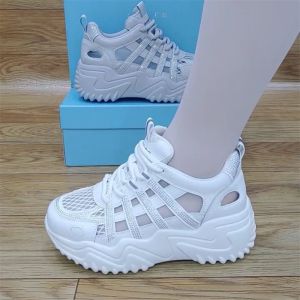 [Free Shipping] European-Style Mesh Breathable Rhinestone WomenS Trendy 2026 Summer New Thick-Soled Casual Sports Sandals