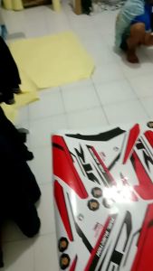 decal motor CBR 150R facelift / striping motor CBR / decal motor CBR 150R