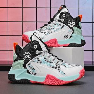 Basketball shoes for men rubber high top sneakers for teens basketball shoes for kids size 31-40