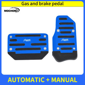 Car Pedal Universal Clutch Aluminum Alloy Brake Anti-Slip Pedal Manual Automatic Accelerator Auto Parts