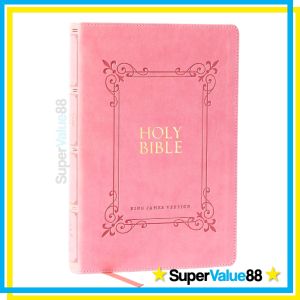 KJV Bible for Women Large Print (Pink Leathersoft) - Comfort Print Center-Column References Red Letter King James Version
