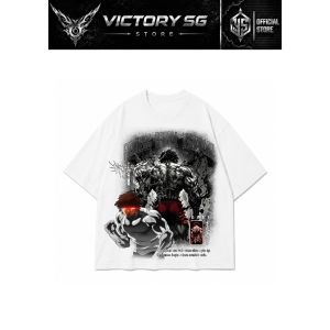 Victory-form big boxy 100% cotton 2C thick T-shirt with L 280gsm. .C