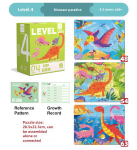 EZYLITTLES Stage Up Advance Puzzle Montessori Educational Jigsaw Puzzle for kid Early Learning Develop Education Toys