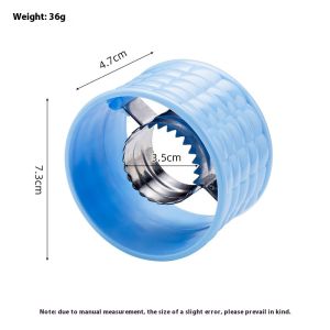 KS อุปกรณ์ที่ใช้ในครัวปอกข้าวโพดในครัวเรือนทำจากพลาสติกใช้ในครัวเรือนเครื่อง Mesin Perontok Biji Jagung ทำข้าวโพดแบบหมุนด้วยมือ