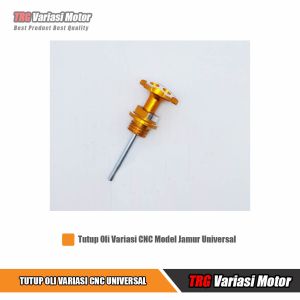 Tutup Oli Mesin Variasi CNC Model Jamur TRG 5 Varian Warna Universal Untuk Motor Honda Yamaha