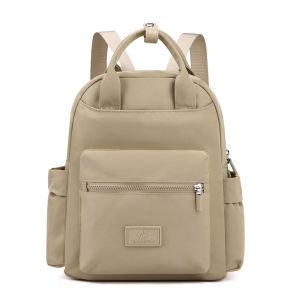 【Colorful Fox】solid color casual backpack waterproof nylon bagpack for school