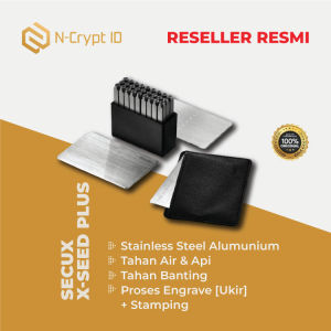 SecuX X-Seed Plus / Seed Phrase Private Key Protector / Cryptocurrency / Bitcoin BTC ETH / BIP39 / BNIB