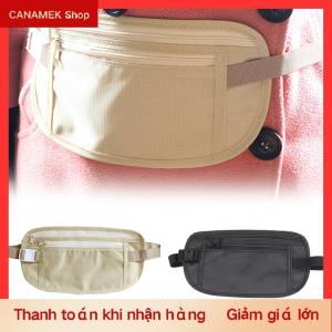 CS 1 túi đeo hông du lịch vô hình Túi Đeo Hông túi đựng tiền hộ chiếu Ví an ninh ẩn túi thông thường cho nam nữ