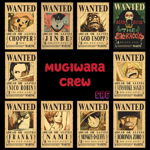[Ready Stock] One Piece Latest New Straw Hat Pirates Crew Bounty Wanted ...